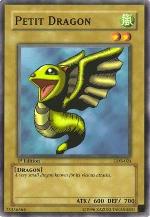 Petit Dragon (LOB-024) - The Legend of Blue Eyes White Dragon 1st Edition - Premium Yugioh Single from Konami - Just $0.90! Shop now at Game Crave Tournament Store