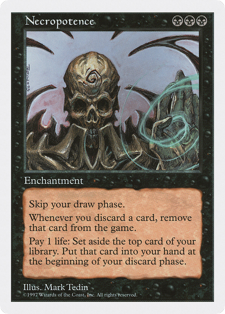 Necropotence (5ED-182) - Fifth Edition - Premium MTG Single from Wizards of the Coast - Just $11.85! Shop now at Game Crave Tournament Store
