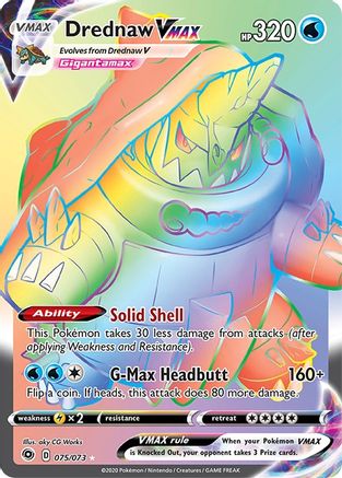 Drednaw VMAX 75/73 - Champions Path Holofoil - Premium Pokemon Single from Nintendo - Just $5.85! Shop now at Game Crave Tournament Store