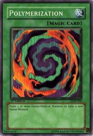 Polymerization (LOB-059) - The Legend of Blue Eyes White Dragon Unlimited - Premium Yugioh Single from Konami - Just $2.58! Shop now at Game Crave Tournament Store