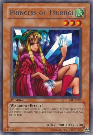 Princess of Tsurugi (MRD-086) - Metal Raiders 1st Edition - Premium Yugioh Single from Konami - Just $7.13! Shop now at Game Crave Tournament Store