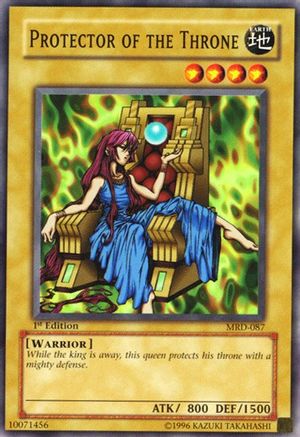 Protector of the Throne (MRD-087) - Metal Raiders 1st Edition - Premium Yugioh Single from Konami - Just $0.63! Shop now at Game Crave Tournament Store