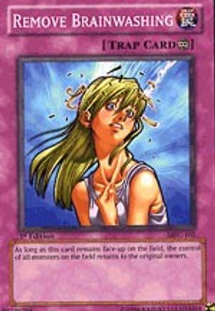 Remove Brainwashing (MFC-101) - Magician's Force 1st Edition - Premium Yugioh Single from Konami - Just $1.01! Shop now at Game Crave Tournament Store