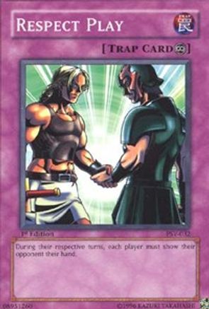 Respect Play (PSV-032) - Pharaoh's Servant Unlimited - Premium Yugioh Single from Konami - Just $0.25! Shop now at Game Crave Tournament Store
