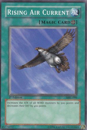 Rising Air Current (MRL-099) - Magic Ruler 1st Edition - Premium Yugioh Single from Konami - Just $1.09! Shop now at Game Crave Tournament Store