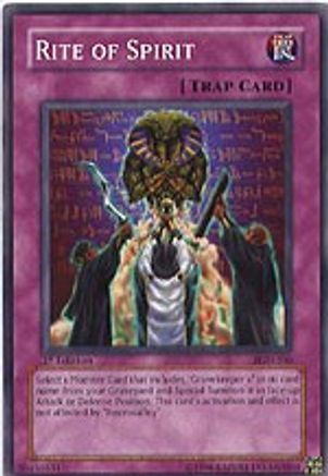 Rite of Spirit (PGD-100) - Pharaonic Guardian 1st Edition - Premium Yugioh Single from Konami - Just $0.58! Shop now at Game Crave Tournament Store