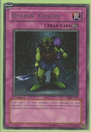 Robbin' Goblin (MRD-135) - Metal Raiders 1st Edition - Premium Yugioh Single from Konami - Just $8.27! Shop now at Game Crave Tournament Store