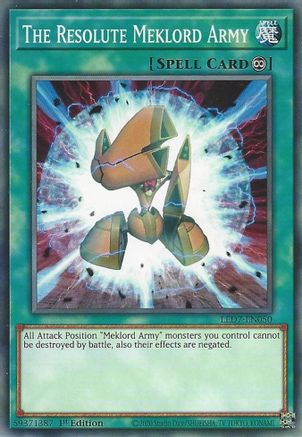 The Resolute Meklord Army (LED7-EN050) - Legendary Duelists: Rage of Ra Unlimited - Premium Yugioh Single from Konami - Just $0.25! Shop now at Game Crave Tournament Store