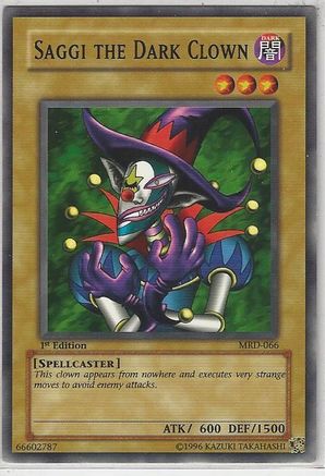 Saggi the Dark Clown (MRD-066) - Metal Raiders Unlimited - Premium Yugioh Single from Konami - Just $0.32! Shop now at Game Crave Tournament Store