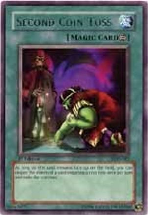 Second Coin Toss (LOD-083) - Legacy of Darkness Unlimited - Premium Yugioh Single from Konami - Just $1.55! Shop now at Game Crave Tournament Store