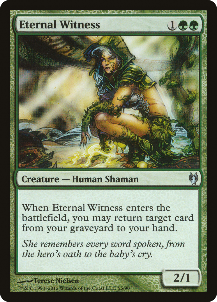 Eternal Witness (DDJ-055) - Duel Decks: Izzet vs. Golgari - Premium MTG Single from Wizards of the Coast - Just $1.13! Shop now at Game Crave Tournament Store