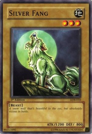 Silver Fang (LOB-010) - The Legend of Blue Eyes White Dragon Unlimited - Premium Yugioh Single from Konami - Just $0.25! Shop now at Game Crave Tournament Store