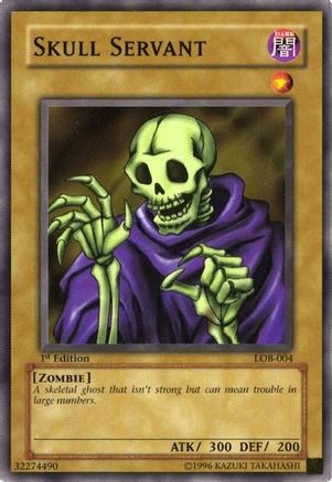 Skull Servant (LOB-004) - The Legend of Blue Eyes White Dragon 1st Edition - Premium Yugioh Single from Konami - Just $4.93! Shop now at Game Crave Tournament Store