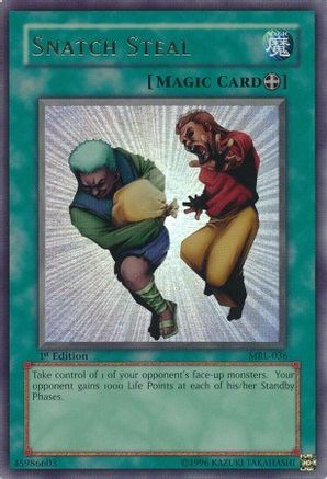 Snatch Steal (MRL-036) - Magic Ruler 1st Edition - Premium Yugioh Single from Konami - Just $44.20! Shop now at Game Crave Tournament Store