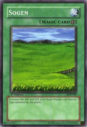 Sogen (LOB-049) - The Legend of Blue Eyes White Dragon Unlimited - Premium Yugioh Single from Konami - Just $0.25! Shop now at Game Crave Tournament Store