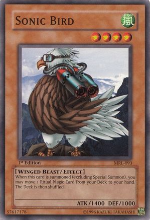 Sonic Bird (MRL-093) - Magic Ruler 1st Edition - Premium Yugioh Single from Konami - Just $0.38! Shop now at Game Crave Tournament Store