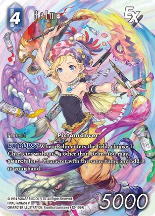 Relm EX (Full Art) (OPUS XII) Foil - Premium Final Fantasy Single from Opus XII - Just $62.22! Shop now at Game Crave Tournament Store