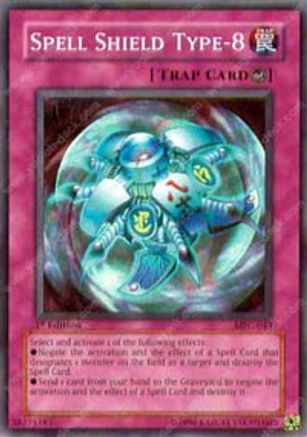 Spell Shield Type-8 (MFC-043) - Magician's Force 1st Edition - Premium Yugioh Single from Konami - Just $2.14! Shop now at Game Crave Tournament Store