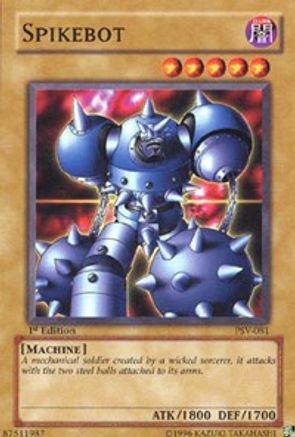 Spikebot (PSV-081) - Pharaoh's Servant 1st Edition - Premium Yugioh Single from Konami - Just $0.25! Shop now at Game Crave Tournament Store