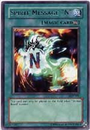 Spirit Message "N" (LON-090) - Labyrinth of Nightmare Unlimited - Premium Yugioh Single from Konami - Just $0.41! Shop now at Game Crave Tournament Store