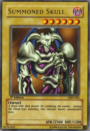 Summoned Skull (MRD-003) - Metal Raiders 1st Edition - Premium Yugioh Single from Konami - Just $549.50! Shop now at Game Crave Tournament Store