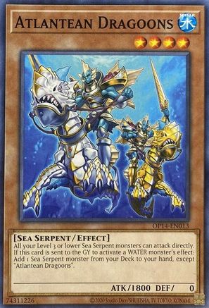 Atlantean Dragoons (OP14-EN013) - OTS Tournament Pack 14 Unlimited - Premium Yugioh Single from Konami - Just $0.12! Shop now at Game Crave Tournament Store