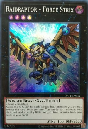 Raidraptor - Force Strix (OP14-EN008) - OTS Tournament Pack 14 Unlimited - Premium Yugioh Single from Konami - Just $0.33! Shop now at Game Crave Tournament Store