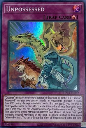 Unpossessed (OP14-EN012) - OTS Tournament Pack 14 Unlimited - Premium Yugioh Single from Konami - Just $0.25! Shop now at Game Crave Tournament Store