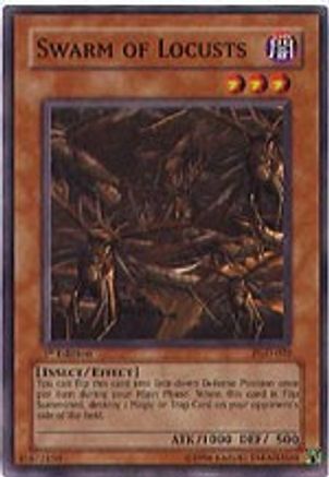 Swarm of Locusts (PGD-022) - Pharaonic Guardian 1st Edition - Premium Yugioh Single from Konami - Just $0.52! Shop now at Game Crave Tournament Store