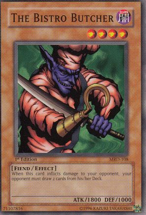 The Bistro Butcher (MRD-108) - Metal Raiders Unlimited - Premium Yugioh Single from Konami - Just $0.25! Shop now at Game Crave Tournament Store