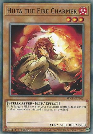 Hiita the Fire Charmer (SDCH-EN003) - Structure Deck: Spirit Charmers 1st Edition - Premium Yugioh Single from Konami - Just $0.25! Shop now at Game Crave Tournament Store