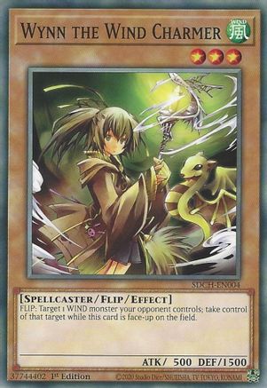Wynn the Wind Charmer (SDCH-EN004) - Structure Deck: Spirit Charmers 1st Edition - Premium Yugioh Single from Konami - Just $0.08! Shop now at Game Crave Tournament Store