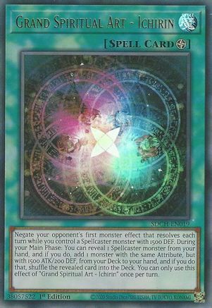 Grand Spiritual Art - Ichirin (SDCH-EN019) - Structure Deck: Spirit Charmers 1st Edition - Premium Yugioh Single from Konami - Just $0.25! Shop now at Game Crave Tournament Store