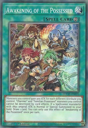 Awakening of the Possessed (SDCH-EN020) - Structure Deck: Spirit Charmers 1st Edition - Premium Yugioh Single from Konami - Just $0.25! Shop now at Game Crave Tournament Store