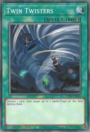 Twin Twisters (SDCH-EN026) - Structure Deck: Spirit Charmers 1st Edition - Premium Yugioh Single from Konami - Just $0.25! Shop now at Game Crave Tournament Store