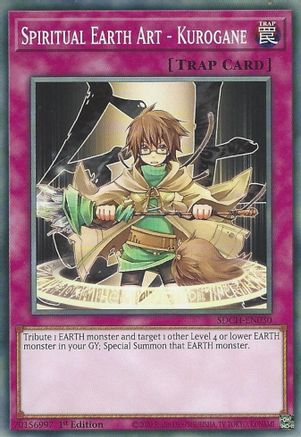 Spiritual Earth Art - Kurogane (SDCH-EN030) - Structure Deck: Spirit Charmers 1st Edition - Premium Yugioh Single from Konami - Just $0.08! Shop now at Game Crave Tournament Store