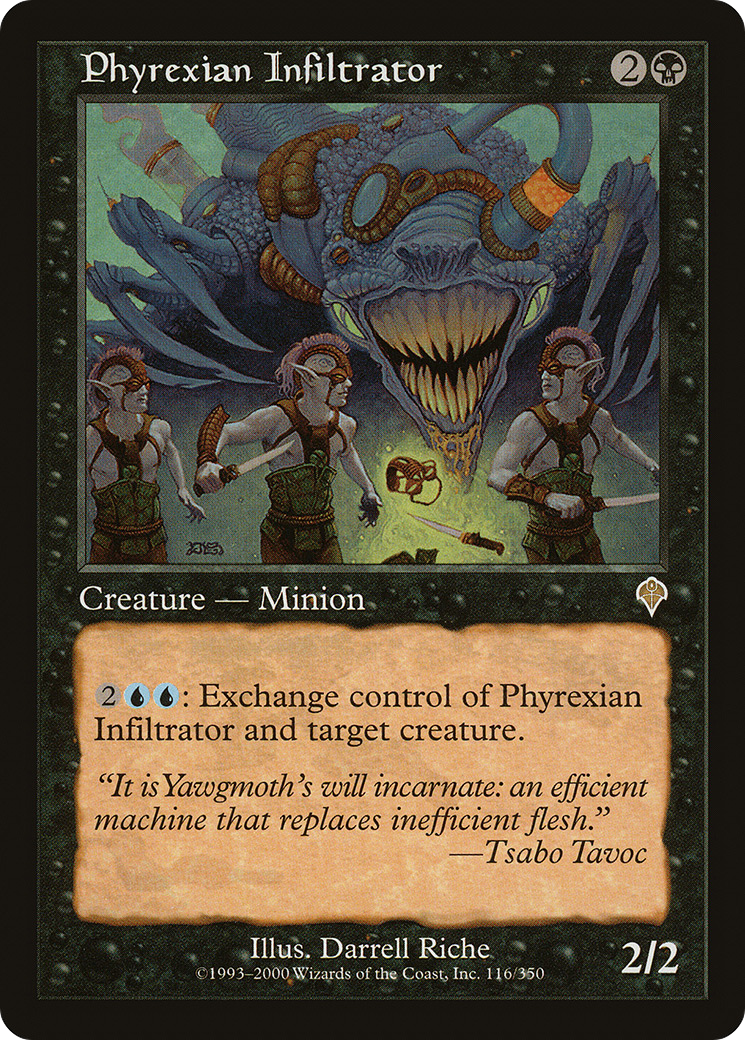 Phyrexian Infiltrator (INV-116) - Invasion - Premium MTG Single from Wizards of the Coast - Just $0.08! Shop now at Game Crave Tournament Store