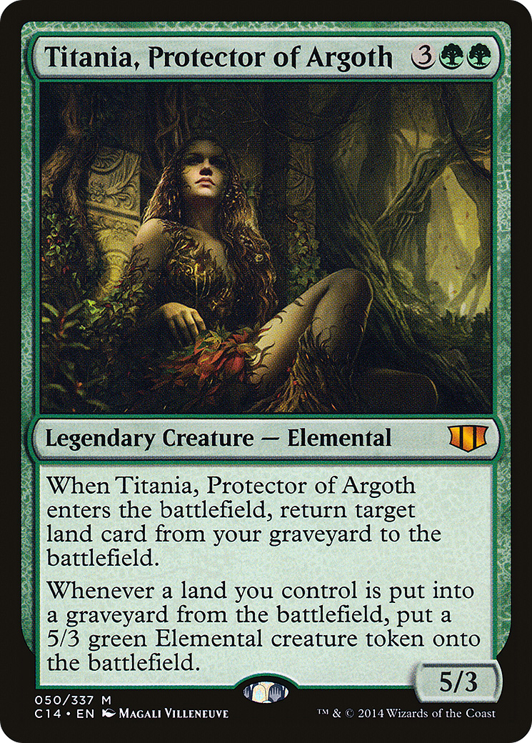 Titania, Protector of Argoth (C14-050) - Commander 2014 - Premium MTG Single from Wizards of the Coast - Just $0.23! Shop now at Game Crave Tournament Store