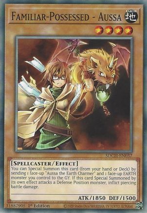 Familiar-Possessed - Aussa (SDCH-EN037) - Structure Deck: Spirit Charmers 1st Edition - Premium Yugioh Single from Konami - Just $0.25! Shop now at Game Crave Tournament Store