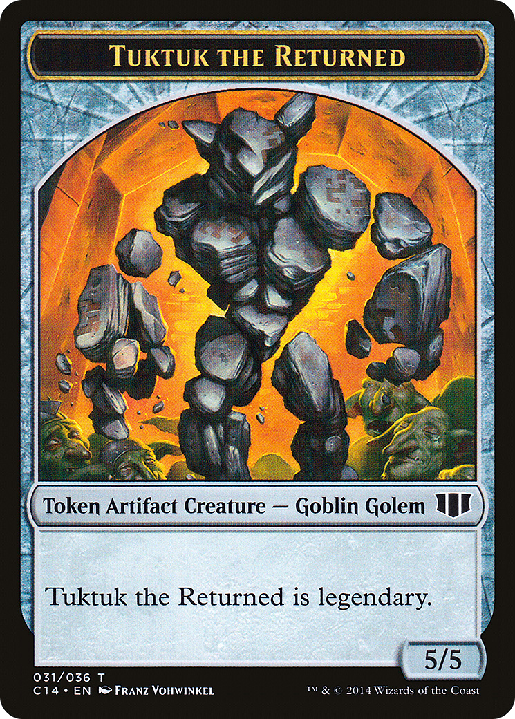 Tuktuk the Returned (TC14-031) - Commander 2014 Tokens - Premium MTG Single from Wizards of the Coast - Just $0! Shop now at Game Crave Tournament Store
