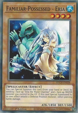 Familiar-Possessed - Eria (SDCH-EN038) - Structure Deck: Spirit Charmers 1st Edition - Premium Yugioh Single from Konami - Just $0.25! Shop now at Game Crave Tournament Store