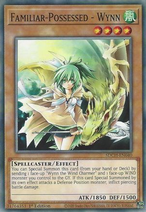 Familiar-Possessed - Wynn (SDCH-EN040) - Structure Deck: Spirit Charmers 1st Edition - Premium Yugioh Single from Konami - Just $0.25! Shop now at Game Crave Tournament Store