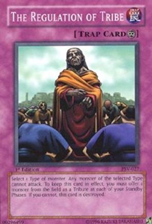 The Regulation of Tribe (PSV-027) - Pharaoh's Servant Unlimited - Premium Yugioh Single from Konami - Just $0.25! Shop now at Game Crave Tournament Store