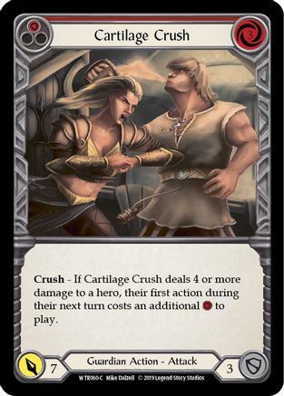 Cartilage Crush (Red) (WTR060) - Welcome to Rathe Unlimited Edition - Premium Flesh And Blood Single from Legend Story Studios - Just $0.25! Shop now at Game Crave Tournament Store