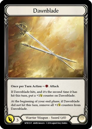 Dawnblade // Harmonized Kodachi (WTR115) - Welcome to Rathe - Premium Flesh And Blood Single from Legend Story Studios - Just $0! Shop now at Game Crave Tournament Store