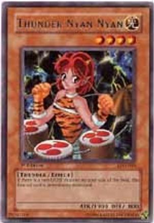 Thunder Nyan Nyan (LOD-059) - Legacy of Darkness 1st Edition - Premium Yugioh Single from Konami - Just $0.90! Shop now at Game Crave Tournament Store