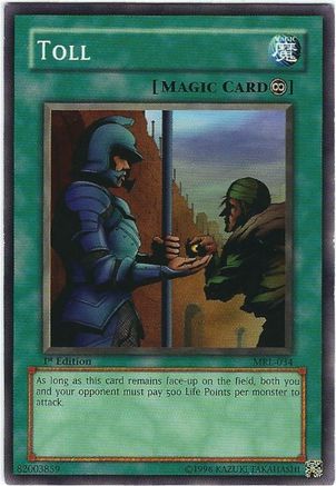 Toll (MRL-034) - Magic Ruler 1st Edition - Premium Yugioh Single from Konami - Just $0.54! Shop now at Game Crave Tournament Store