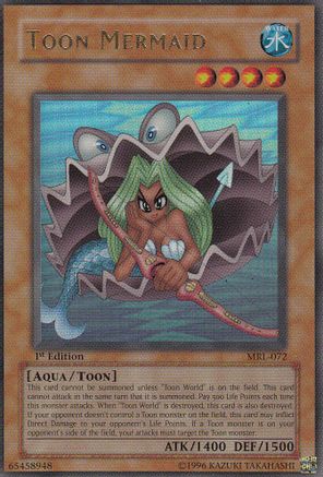 Toon Mermaid (MRL-072) - Magic Ruler Unlimited - Premium Yugioh Single from Konami - Just $5.30! Shop now at Game Crave Tournament Store