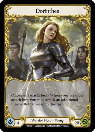 Dorinthea (TEA002) - Hero Deck: Dorinthea 1st Edition - Premium Flesh And Blood Single from Legend Story Studios - Just $5.46! Shop now at Game Crave Tournament Store