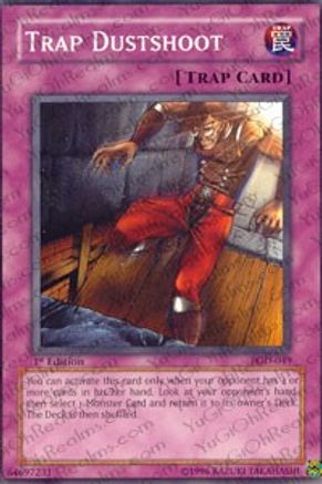 Trap Dustshoot (PGD-049) - Pharaonic Guardian 1st Edition - Premium Yugioh Single from Konami - Just $7.96! Shop now at Game Crave Tournament Store